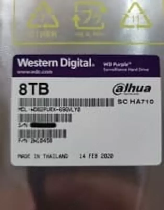 Диск для видеонаблюдения DAHUA WD - Purple - HDD - 8Tb (Оригинал)