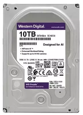 Диск для видеонаблюдения DAHUA WD - Purple - HDD - 10Tb (Оригинал)