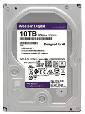 Диск для видеонаблюдения DAHUA WD - Purple - HDD - 10Tb (Оригинал) - 4 630 000 сум / шт.