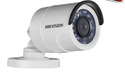 Фиксированная цилиндрическая мини-камера "Hikvision" DS-2CE16C0T-IRP - 126 500 сум / комплект