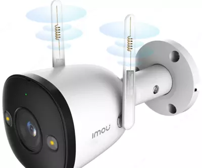 FULL COLOR камера видеонаблюдения с прожектором и сиреной IMOU