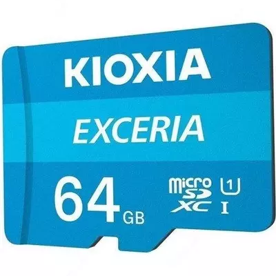 Карта памяти KIOXIA Exceria microSDHC 64Gb - 140 000 сум / шт.