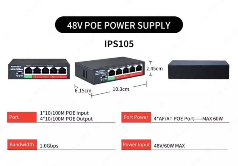 POE EXTENDER IPS105