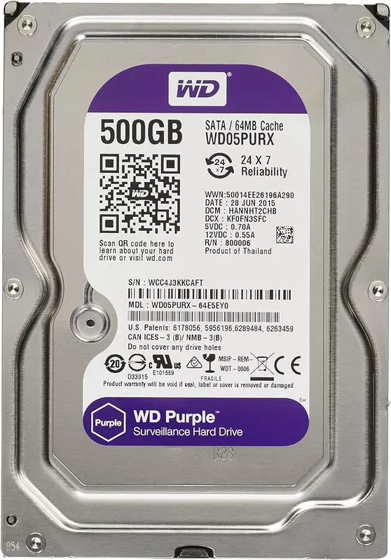 WD - Purple - HDD - 500GB