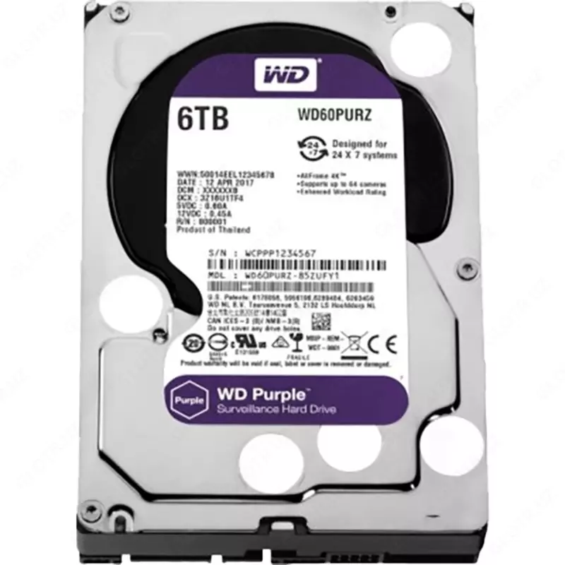 WD - Purple - HDD - 6TB