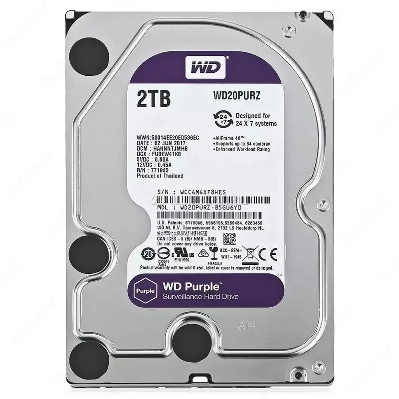 DS WD20PURX-78 (Original) HDD-2tb