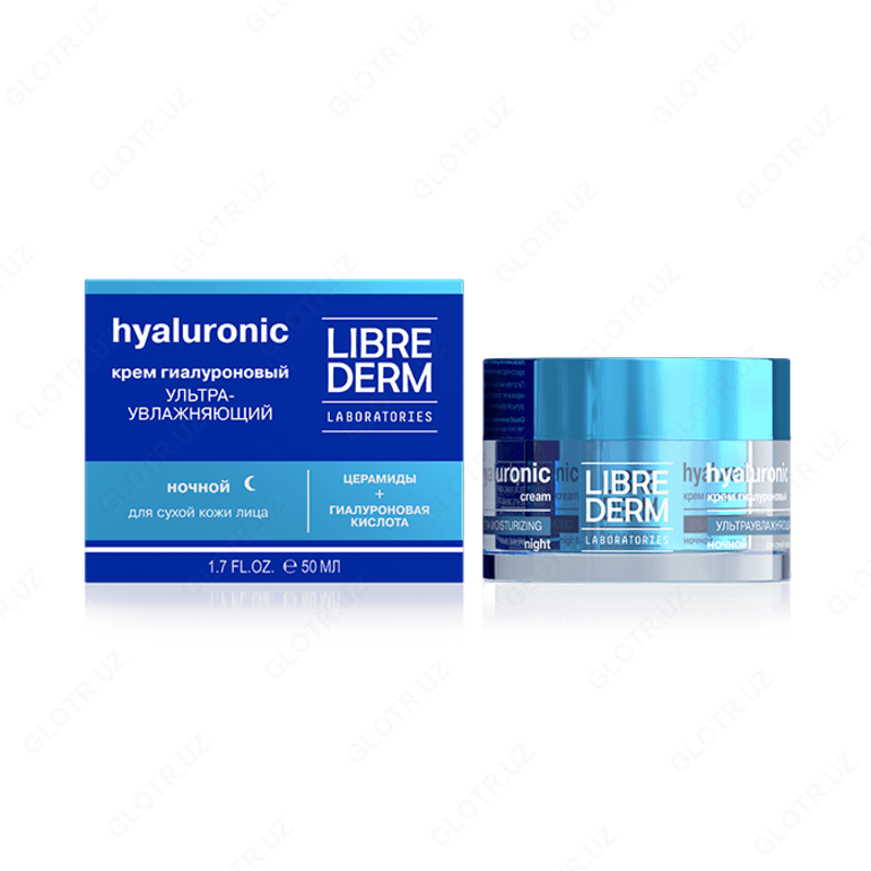 LIBREDERM Eko-to'ldirish hialüronik cream Ultra-nozik kecha quruq teri 50 ml