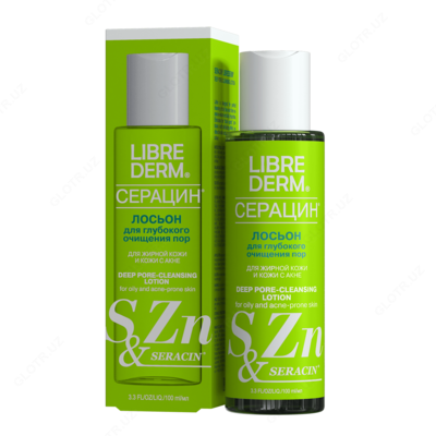 LIBREDERM Серацин лосьон для глубокого очищения пор 100 мл - 95 000 сум / шт.