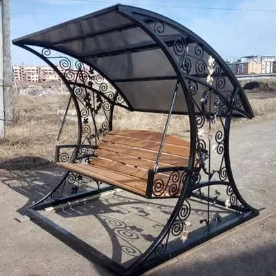 Temirdan yasalgan bog belanchakli dastgoh sanati 02