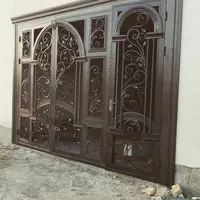 Кованые металлические ворота арт 008