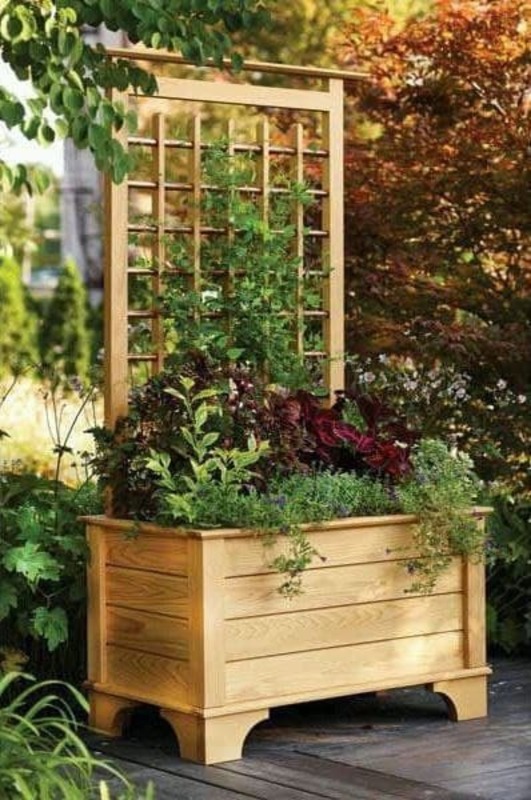 Садовые горшки из дерева №2 - по запросу