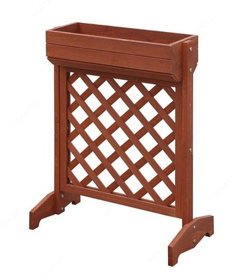 Садовые горшки из дерева №5