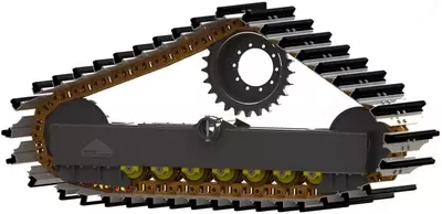 Комплект гусениц Poluzzi (Италия) на комбайн