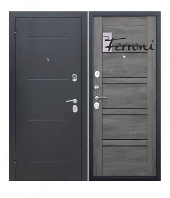 Входные двери. Модель :ГАРДА СЕРЕБРО ЦАРГА ШАЛЕ ГРАФИТ