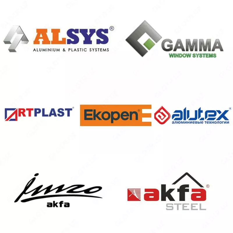Пластиковые окна двери витражи Akfa Ekopen Saff Alutex - 700 000 сум