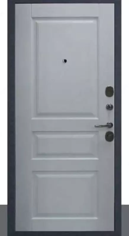  Kirish metall eshik BULDORS Standart 90 (Qora ipak 2050 x 860) - 