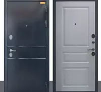   Kirish metall eshik BULDORS Standart 90 (Qora ipak 2050 x 860)