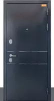 Входная металлическая дверь "БУЛЬДОРС Standart 90" (Чёрный шёлк 2050 х 960)