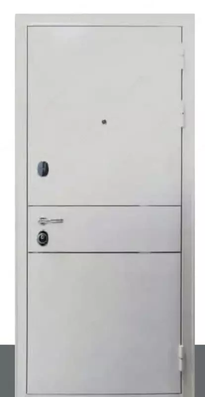 Kirish metall eshiklari "BULDORS Standart 90" (Pishirilgan sut - 2050 x 960)