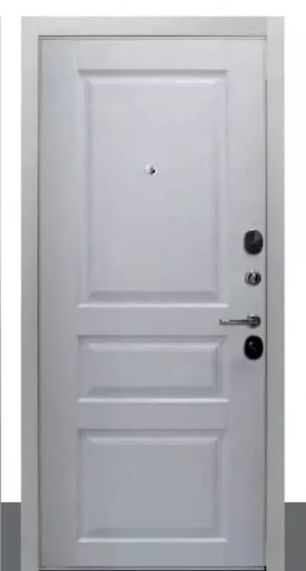 Kirish metall eshiklari "BULDORS Standart 90" (Pishirilgan sut - 2050 x 960) - 5 800 000 so'm