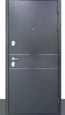 Входная металлическая дверь "БУЛЬДОРС Standart 90" (Атрацит 2050 х 960)