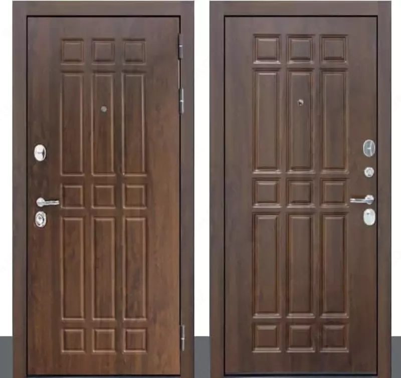   Kirish metall eshik BULDORS Standart 90 (Buklet shokolad 2050 x 960)