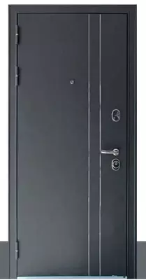 Входная металлическая дверь "БУЛЬДОРС Standart 90" (Чёрный шёлк 2050 х 880)