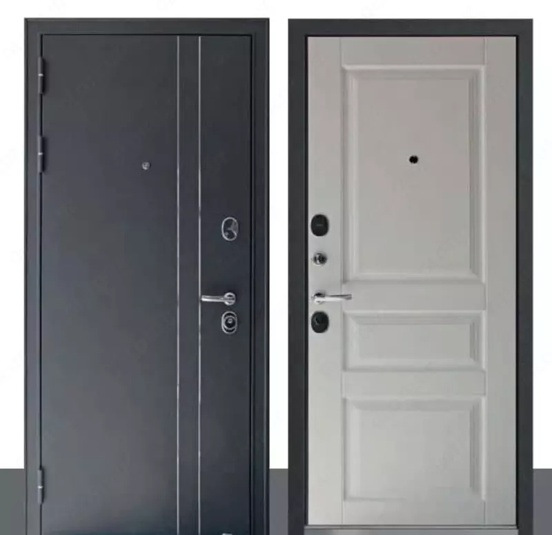 6 300 000 so'm Kirish metall eshik "BULDORS Standart 90" (Qora ipak 2050 x 880)