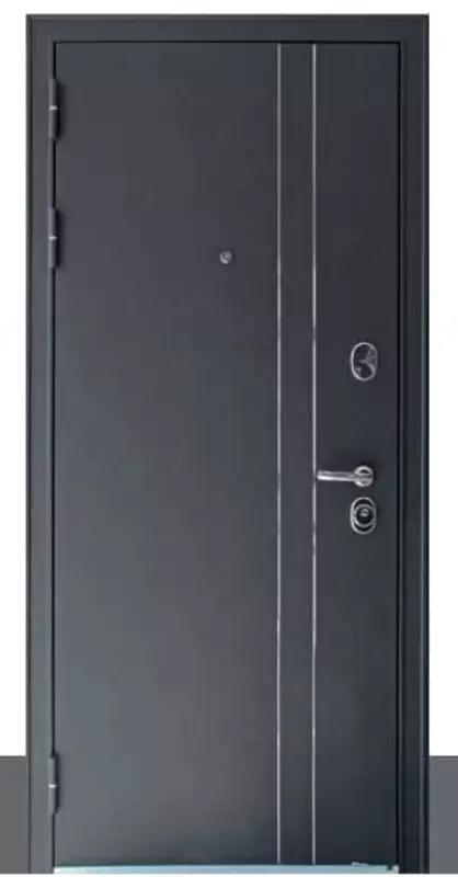 Входная металлическая дверь "БУЛЬДОРС Standart 90" (Чёрный шёлк 2050 х 960)