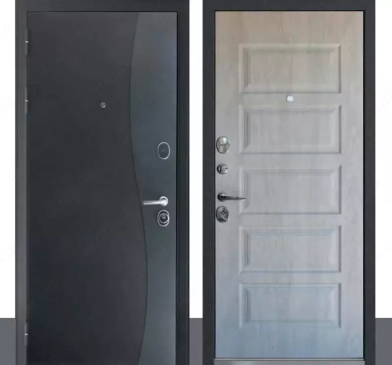  6 600 000 so'm / dona Kirish metall eshik BULDORS Standart 90 (Qora ipak 2050 x 960)