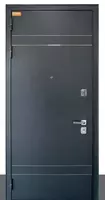 Входная металлическая дверь БУЛЬДОРС Premium 90 (Антрацит 2300 x 960)