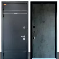   Входная металлическая дверь БУЛЬДОРС Premium 90 (Антрацит 2300 x 960)