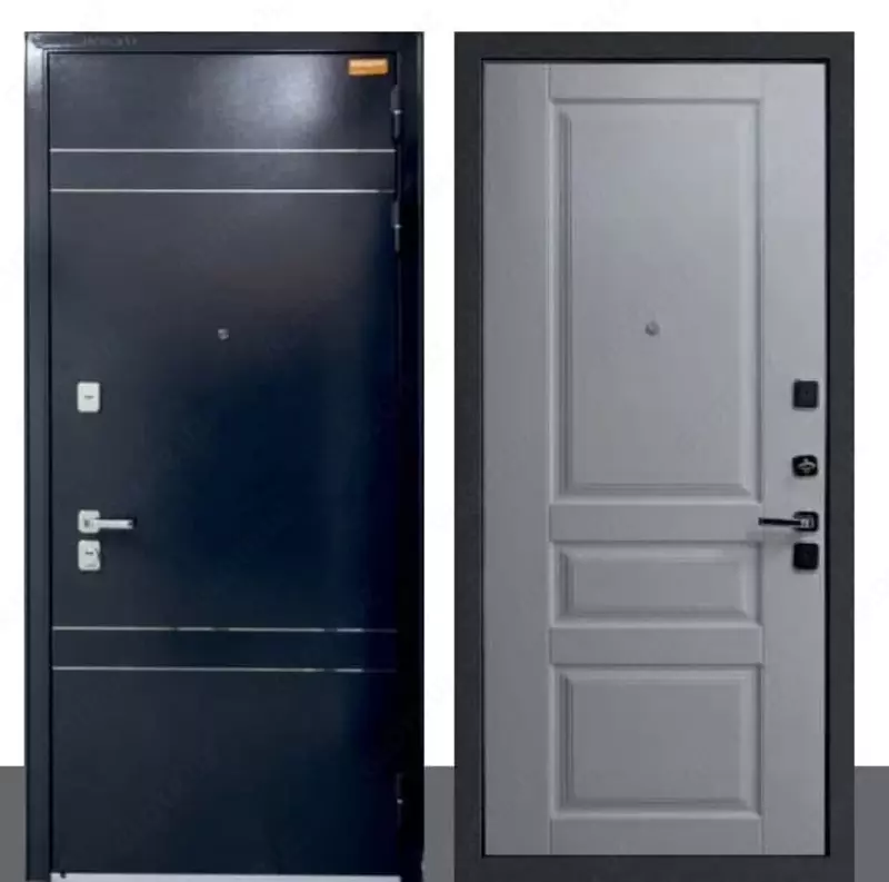   Входная металлическая дверь БУЛЬДОРС Premium 90 (Букле графит 2300 x 960)