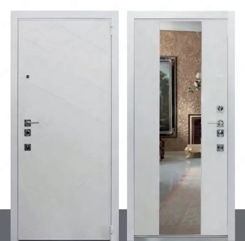   Входная металлическая дверь БУЛЬДОРС MASTINO FORTE (Бьянко Муар 2050 х 950)