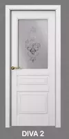 Межкомнатная дверь "BAFA Diva 2" (стеклянная) - 1 535 000 сум