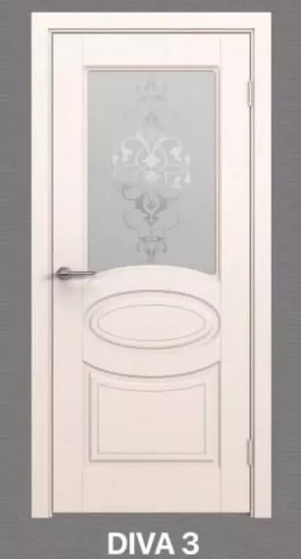 Межкомнатная дверь "BAFA Diva 3" (стеклянная) - 2 164 000 сум