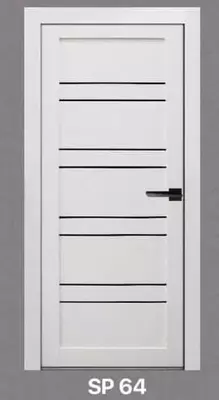 Межкомнатная дверь "ZA DOOR SP 64" (с остеклением) - 1 460 000 сум / комплект