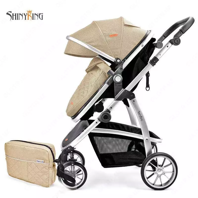 Детская коляска + сумка Kidilo SK 20 (бежевый)