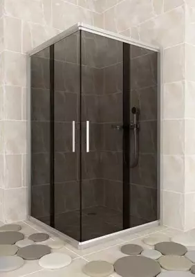 Стеклянные душевые перегородки