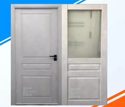 Межкомнатная МДФ стеклянная дверь "ДГ-ДО" (Россия)