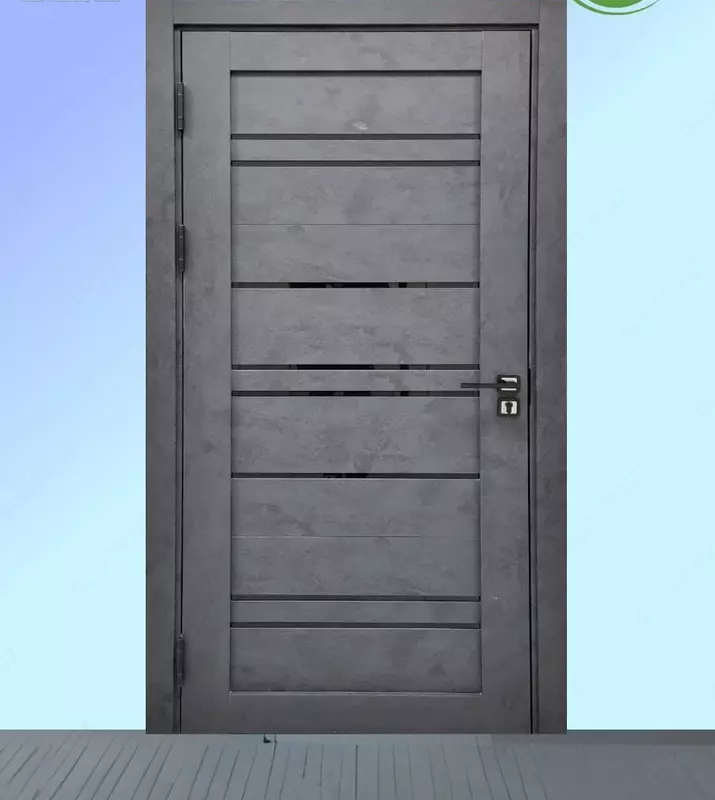 Межкомнатная МДФ царговая дверь "BARN" B02 (Россия)