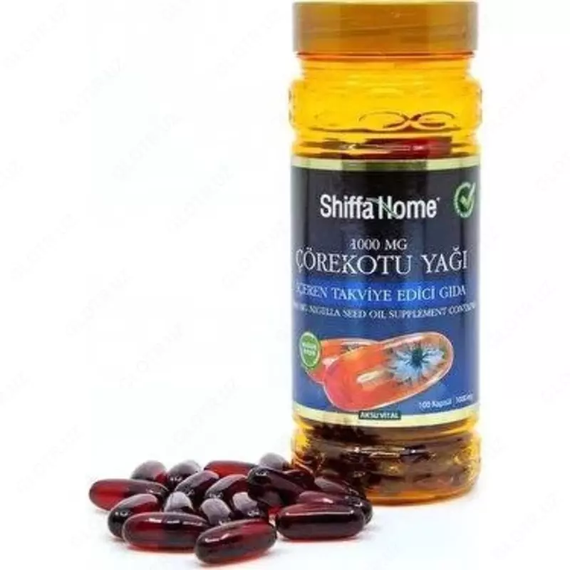 Corekotu Yagi Aksu Vital 1000mg kapsulalarida qora sedana yog'i