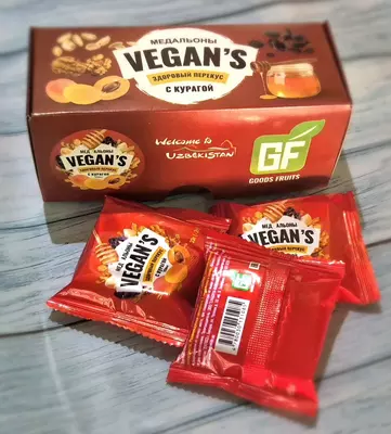 Питательные батончики Vegans - 39 478.7 сум от 1 шт.