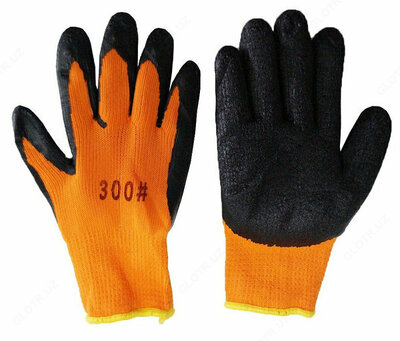 Перчатки х/б прорезиненные #300 - 5 625 сум от 100 шт.