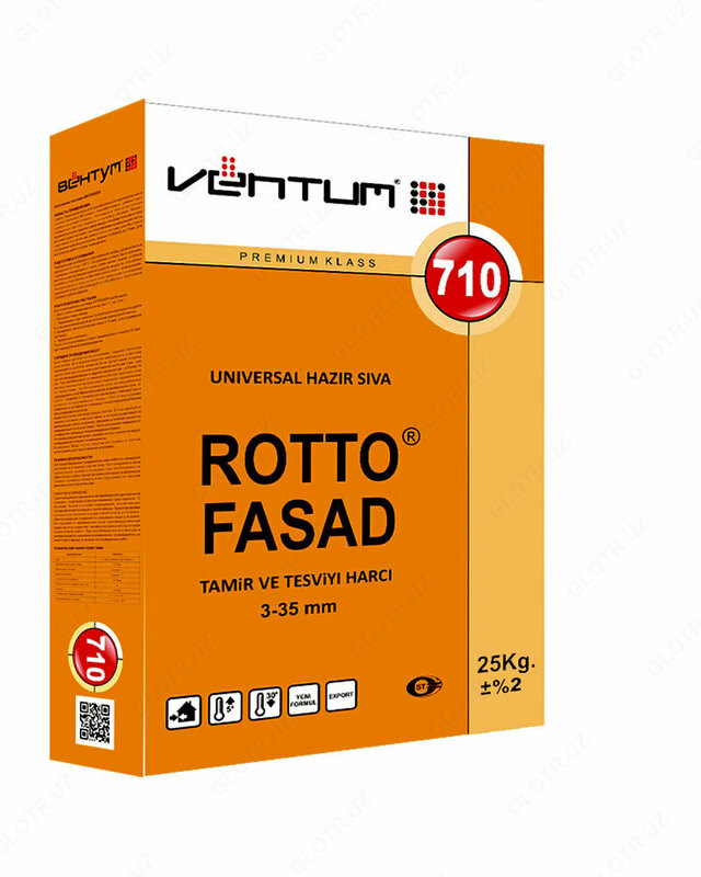  Universal ichki va tashqi gips VENTUM  ROTTO FASAD-710 - 