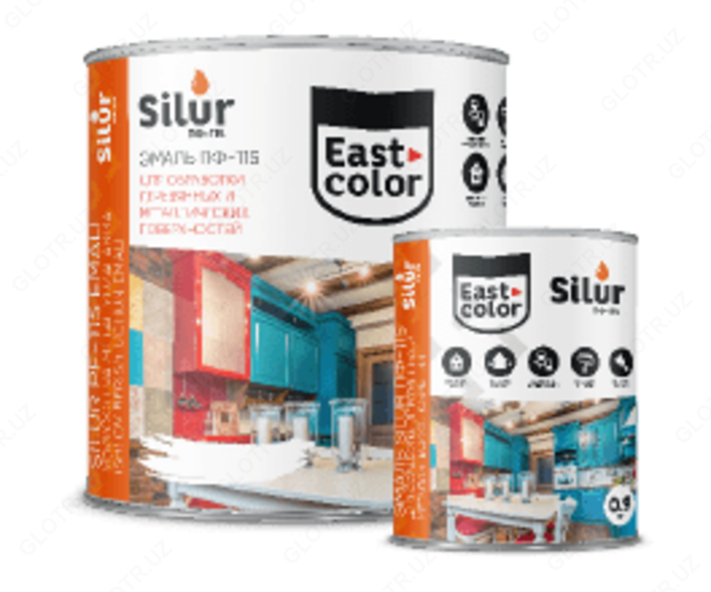 Эмаль "East Color ПФ-115" Темно-зеленая