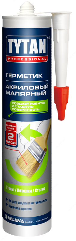 TYTAN POLYFIX Акриловый герметик малярный (БЕЛЫЙ) 310 мл
