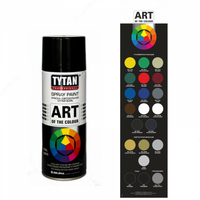  TYTAN Sprey boyoq ART OF THE COLOR 400 ml qora parloq - 