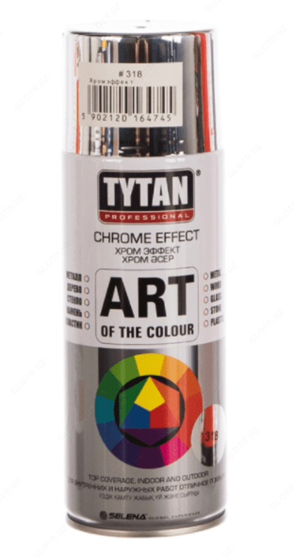  TYTAN Аэрозолевая краска ART OF THE COLOR 400 мл Хром эффект - 