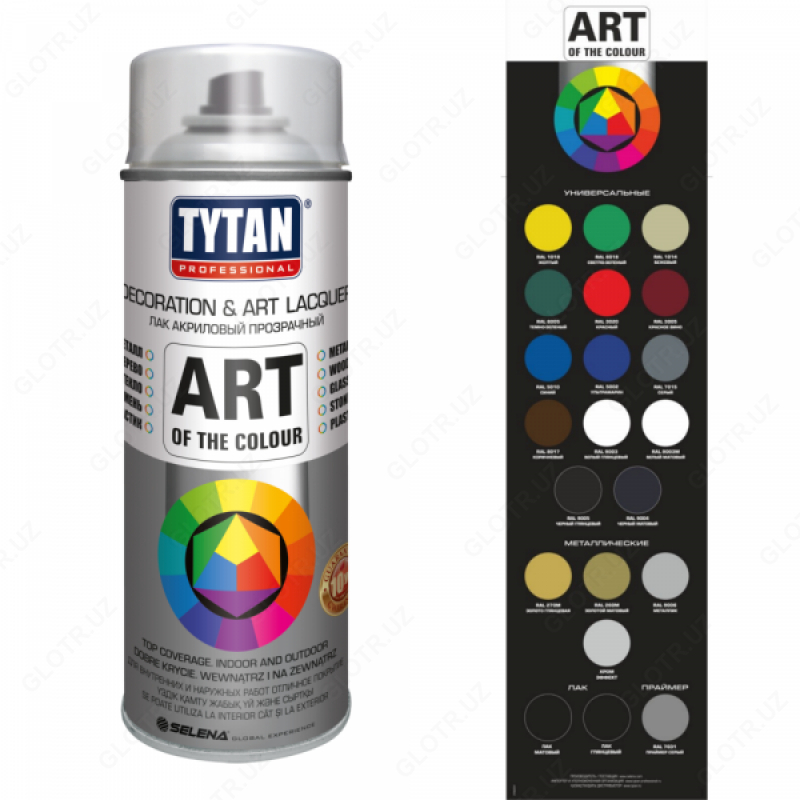  TYTAN ART of The COLOUR universal lak akril 400ml lak rangsiz porloq - 
